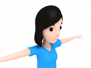 cartoongirl023 nurse Modelo 3D