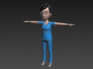 cartoongirl023 nurse Modelo 3D