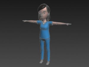 cartoongirl023 nurse Modelo 3D