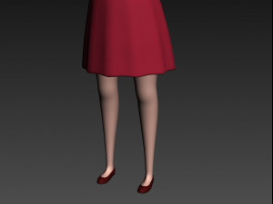 cartoongirl024 girl Model 3D