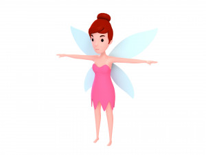 cartoongirl025 fairy Modelo 3D