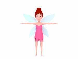 cartoongirl025 fairy Modelo 3D
