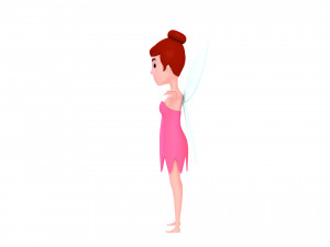 cartoongirl025 fairy Modelo 3D