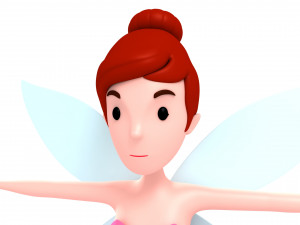 cartoongirl025 fairy Modelo 3D
