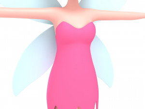 cartoongirl025 fairy Modelo 3D