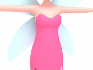cartoongirl025 fairy 3D Model