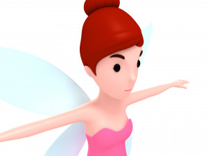 cartoongirl025 fairy Modelo 3D