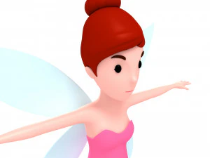 cartoongirl025 fairy 3D Model