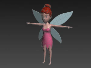 cartoongirl025 fairy 3D Model