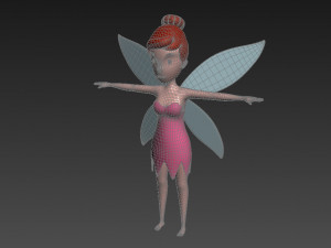 cartoongirl025 fairy Modelo 3D