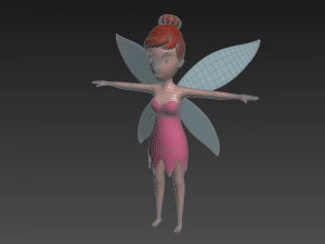 cartoongirl025 fairy 3D Model