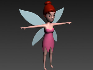 cartoongirl025 fairy Modelo 3D