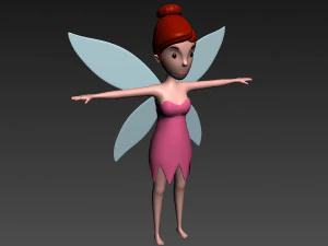 cartoongirl025 fairy 3D Model
