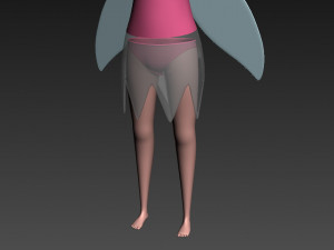 cartoongirl025 fairy Modelo 3D