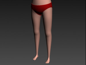 cartoongirl026 bikini girl 3D Model