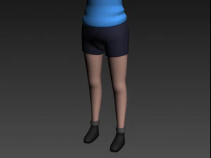 cartoongirl027-girl 3D Model