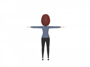 cartoongirl028-girl 3D Model