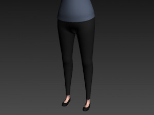 cartoongirl028-girl 3D Model