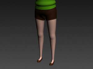 cartoongirl029-girl 3D 모델