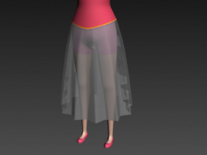cartoon girl character pack 1 3D Модель