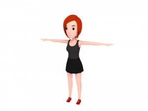 pacote de personagem de desenho animado 2 Modelo 3D