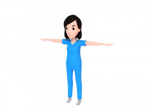 pacote de personagem de desenho animado 2 Modelo 3D
