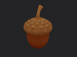 ghianda Modello 3D