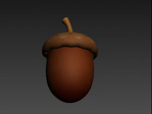 ghianda Modello 3D