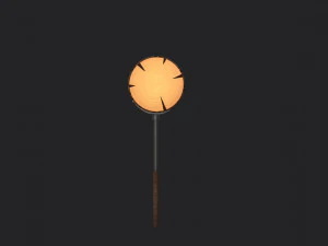 wooden mallet 3D Model