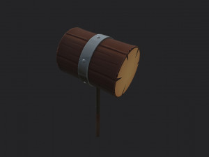 wooden mallet Modèle 3D