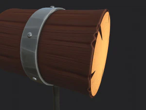wooden mallet 3D Model
