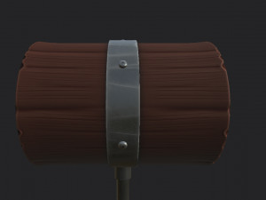 wooden mallet Modèle 3D