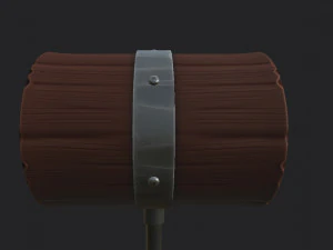 wooden mallet 3D Model
