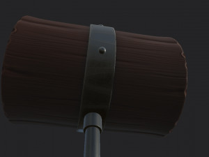 wooden mallet Modèle 3D