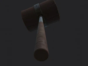 wooden mallet 3D Model