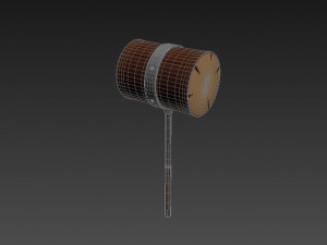 wooden mallet Modèle 3D