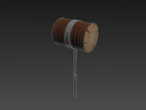 wooden mallet 3D Model