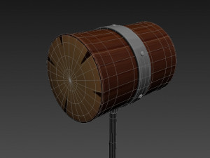 wooden mallet Modèle 3D