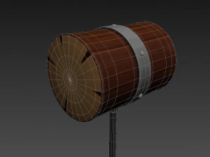 wooden mallet 3D Model