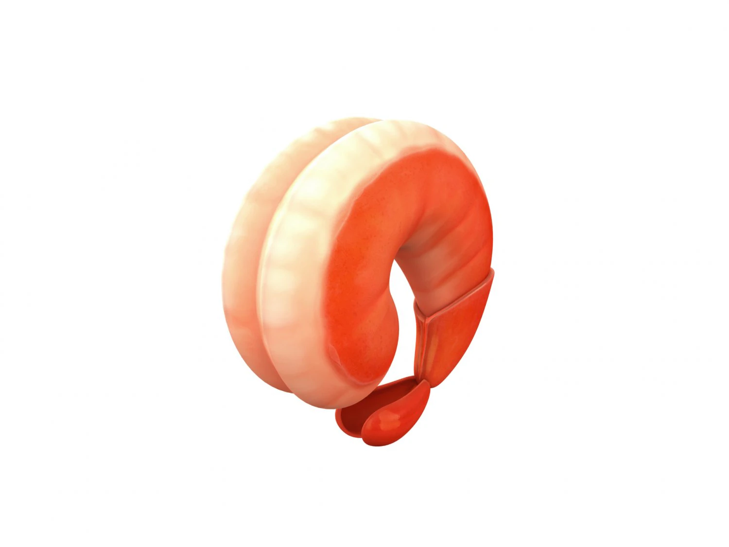 shrimp 3D Model .c4d .max .obj .3ds .fbx .stl .blend