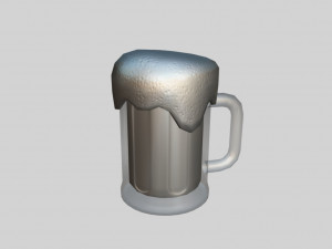 beer glass 3D मॉडल
