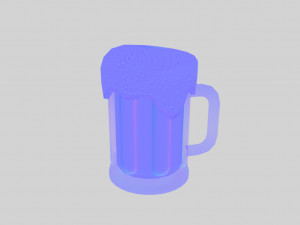 beer glass 3D मॉडल