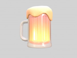 beer glass 3D Model