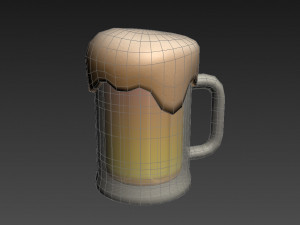 beer glass 3D मॉडल