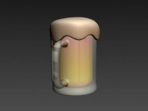 beer glass 3D Model