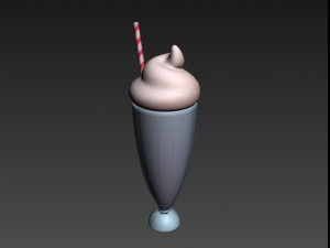 milkshake 3D Model