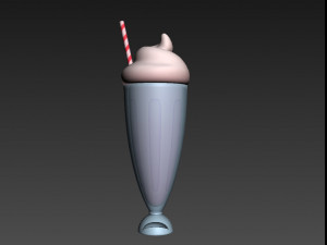 milkshake 3D Model
