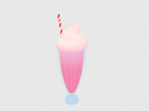 milkshake 3D Model