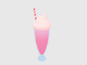 milk-shake Modelo 3D