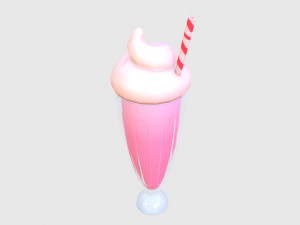 milkshake 3D Model